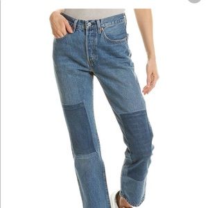Levi’s 501 Straight Medium Patchwork size 25